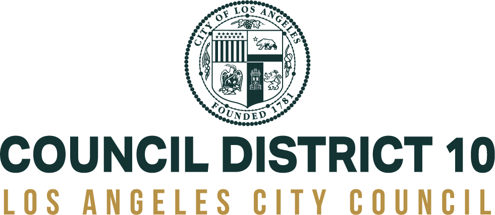 Council District 10 logo, Prosperity Market Partner